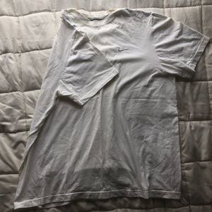 White Nike tee